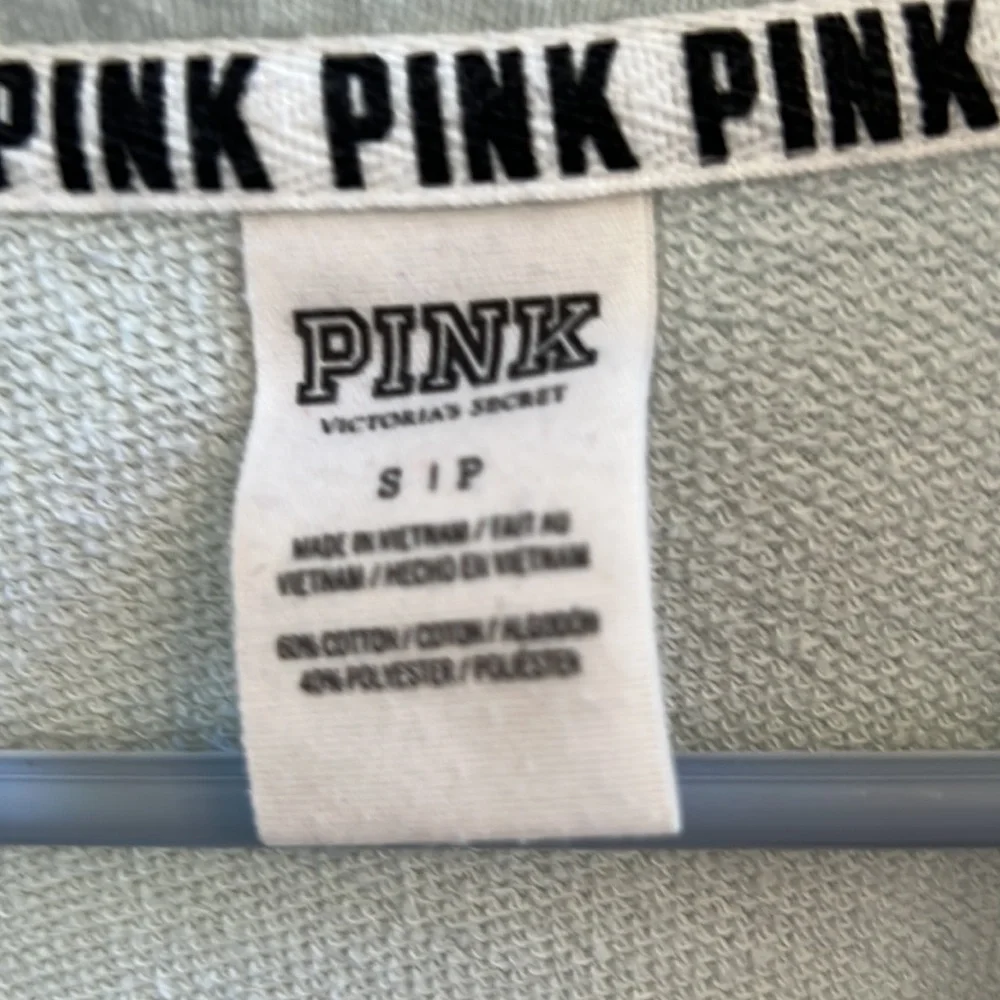 PINK Victoria’s Secret 1/4 Zip Sweatshirt Small